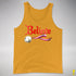Believe Lesbian Pride Jingle Bell Premium Tank Top - Gold